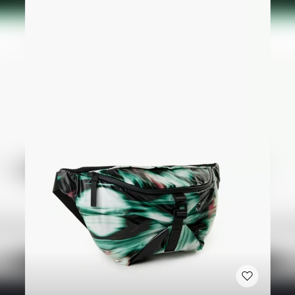 NWT! RAINS, UNISEX , Sibu Bum Bag Large, Blur, MSRP $135 - Picture 3 of 16